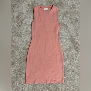 Wilfred Blush Pink Sleeveless Mini Dress
